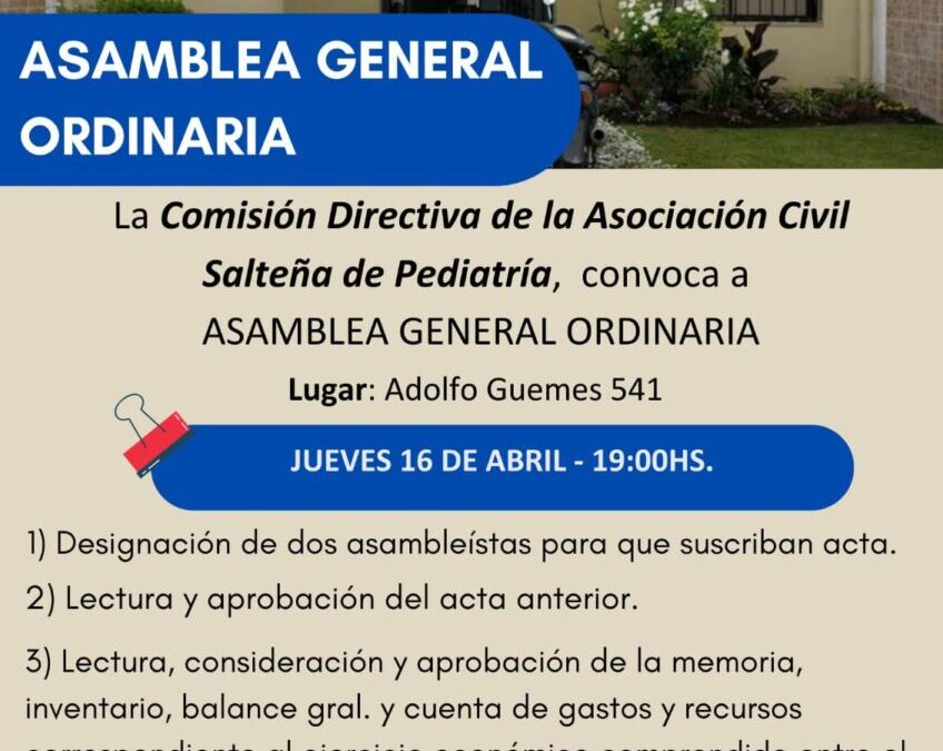 Asamblea General Ordinaria