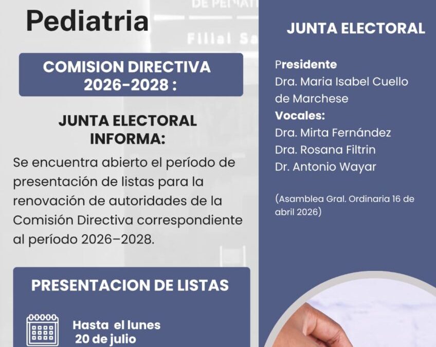 Elecciones de Comisión Directiva 2026–2028